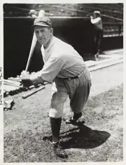 Charlie Grimm, First Baseman And Captain Of The Chicago Cubs Old Photo