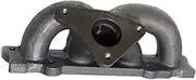 Xuanqingyi Store TD05 Flange Cast Iron Turbo Manifold 2000-2005 Compatible with Toyota Compatible with Celica Compatible with GT 2ZZ-FE