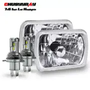 Pair 7x6" 5x7'' LED Headlights For Chevy Express Cargo Van 1500 2500 3500 Truck