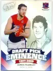 2013 Select AFL Prime Draft Pick Eminence Card DPE62 James Frawley - Melbourne