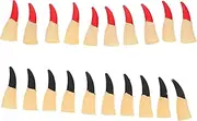 WESIEVYA 20pcs Halloween Finger Nail Props Plastic Fake Nails Witch Claws Safe Lifelike Cosplay Accessories