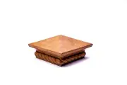 Polystone Pyramid Post Caps w/Rope Base, 3.5", Limestone,Moss,Terra Cotta (8 pc)
