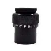 2 inch 15 mm UW 80 Degree Utra Wide Angel Eyepiece HD Astronomy Telescope