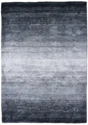 Highlight Black Grey Ombre Shaggy Rug