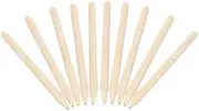 HONMEET 100pcs Scratching Drawing Sticks Stickers Cuticle Tip Pen Manicure Tool Pusher Waxing Sticks Scraping Painting Sticks Scratch Bamboo Sticks Scratch Paper Rods Wooden