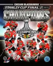 Chicago Blackhawks 2013 NHL Stanley Cup Champions Composite Sports Photo