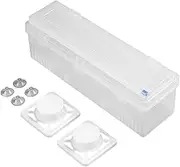 Aluminum Foil Dispenser with Cutter,Reusable Aluminum Foil Film Dispenser - Sturdy Food Cling Wrap Film Cutter for Saran Wrap, Aluminum Foil, Wax Paper