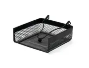 Nero Black Mesh Napkin Holder Kitchen Organiser Tissue Serviette Rack Box