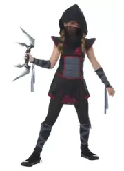 Fearless Ninja Girl's Halloween Costume