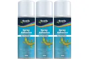 3x Bostik Multi-Purpose Adhesive Glue Spray Can 350G