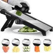 Mandoline Slicer for Kitchen, Vegetable Mandolin Slicer Julienne, Adjustable ...
