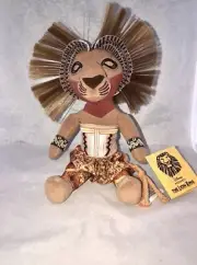 Simba Disney The Lion King Plush Broadway Musical 9”Stuffed Animal Julie Taymor