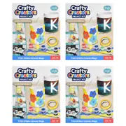 4PK Boyle Crafty Creators Ceramic Paint & Bake Mugs Project Kit Kids DIY 10y+