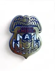 Captain America Sentinel of Liberty Pin 1990. Marvel Comics
