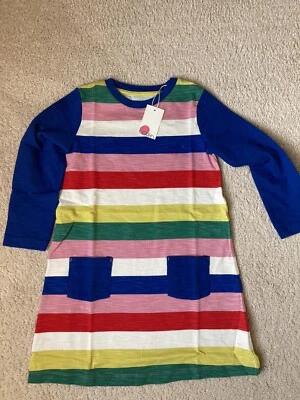 New mini boden girls Cotton dress size 6-7