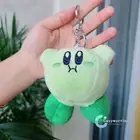 Hot Anime Kawaii Star Kirby Plush Doll Pendant Keychain Cute Green Kirby