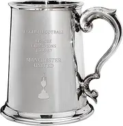 I LUV LTD 1 Pint Tankard for Man Utd 1966-67 English 1st Division Football Champions Pewter Beer Mug