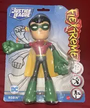 DC 7" Tall FLEXTREME Justice League poseable rubber Robin figure new RARE