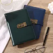 A5 200 Pages Retro Password Book With Lock Thickened Creative Hand Notebook