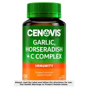 Cenovis Garlic & Horseradish + C Complex 120 Capsules