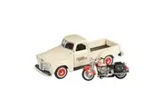 Maisto 1:24 Scale Harley Davidson 1950 Chevrolet 3100 Pickup & 2001 Heritage Springer