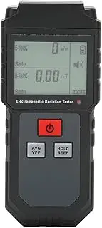 EMF Meter, Digital LCD EMF Detector with Sound-Light Alarm, Electromagnetic Field Radiation Detector, EMF Reader for Home EMF Inspections, Office, Outdoor and Ghost Hunting, 1V/M‑1999V/M