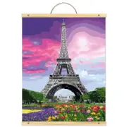 Eiffel Tower Paint-by-Number Kit by Artist's Loft Necessities NEW