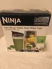 Ninja Auto-IQ Two 24 oz. Tritan Nutri Ninja Replacement Cups Sip & Seal Lids New