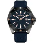 【TIMBERLAND】美式潮流 藍色矽膠錶帶腕錶44MM(TDWGN2102901)