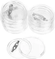 WEKAMOS Create Your Own Badges 20pcs Acrylic Buttons Button Making Kit School Craft Supplies