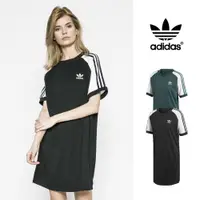 在飛比找蝦皮商城優惠-Adidas Originals 黑/綠 洋裝 女款 運動 