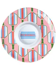 Godinger Pickle Ball Melamine Chip-N-Dip