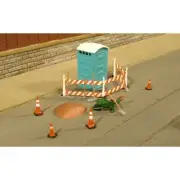 Building Site Accessories HO/OO gauge figures Bachmann 33114