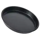 Carbon Steel Pizza Pan Microwave Oven Tray Dish Nonstick Chip Cookware