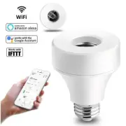 Socket Wireless Bulb Bulb Base Easy Installation Equipment Lamp Holder Parts