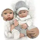 Bebe Reborn Doll 13" Boy Full Soft Solid Silicone Reborn Doll Can Drink Milk&Pee