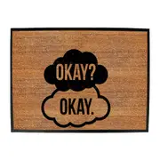 Okay Okay - Funny Novelty Doormat Man Cave Floor mat