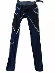 Under Armour UA Project Rock Core Compression Leggings 1345826 408 Blue Size S
