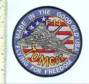 Military Patch USN F-14 TOMCAT Made in USA FREEDOM