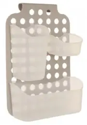 madesmart HANG-IT BATHROOM ORGANISER 25.4x12.4x35.5cm Multiple Sized Compartment