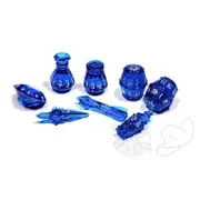 CL PolyHero Dice - Rogue 8 Dice Set Sapphire Scoundrel