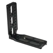 132D Universal 1/4 inch Vertical Shoot Quick Release L Plate Bracket Base Holder (Black)
