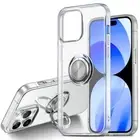 Clear Case Ring Holder Stand Shockproof Cover For iPhone 15 14 Pro Max 13 12 11
