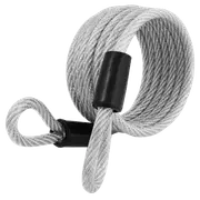 Master Lock 6mm x 1.8m Looped Self Coil Cable