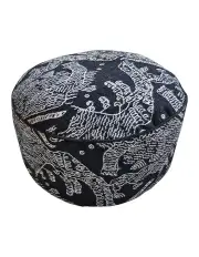[buyinaus] Squared Soft Pouffe Seat Cushion 55x30cm in Black