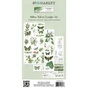 49 and Market Color Swatch - Willow Rub-on Transfer Set