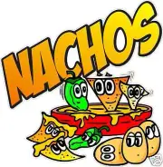 Nachos Decal 14" Mexican Restaurant Concession Food Truck Vinyl Sign Sticker