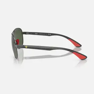 【RayBan 雷朋】法拉利聯名款 碳纖維太陽眼鏡(RB8331M-F00171 61mm)