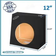 12" Single Sealed Sub Box Subwoofer Enclosure For Regular Cab Trucks