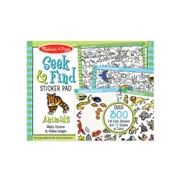 Melissa & Doug Seek & Find Sticker Pad Animals Kids/Childrens Play Toy 4+